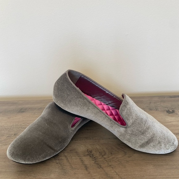 Birdies Women’s The Starling Gray Velvet Loafer Flat Size 7.5 - Picture 4 of 10